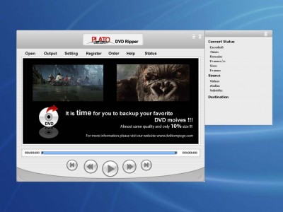 PLAT0 DVD Ripper 2007 screenshot PLAT0 DVD Ripper 2007 screenshot