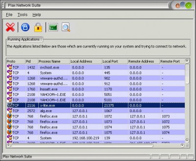 Plax Network Suite 1.3 screenshot