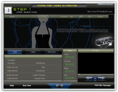 PMPro PSP Video Converter 3.0 screenshot