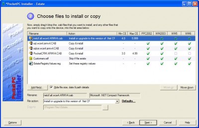 PocketPC Installer 3.3802 screenshot