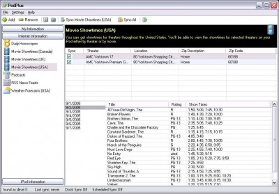 PodPlus 1.0.3 screenshot PodPlus 1.0.3 screenshot