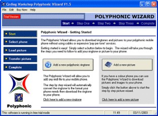 Polyphonic Ringtone Wizard 4 screenshot Polyphonic Ringtone Wizard 4 screenshot