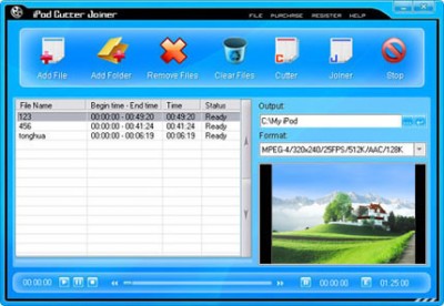 Pop iPod Cutter Joiner 1.10 screenshot