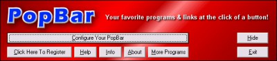 PopBar 1.0.0 screenshot PopBar 1.0.0 screenshot