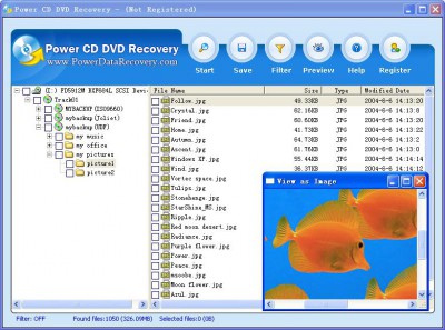 Power CD DVD Recovery 4.0.912 screenshot Power CD DVD Recovery 4.0.912 screenshot