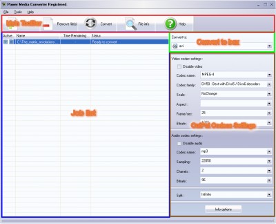 Power media Converter 1.2.0.0 screenshot Power media Converter 1.2.0.0 screenshot