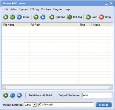 Power MP3 Joiner 1.00 screenshot Power MP3 Joiner 1.00 screenshot