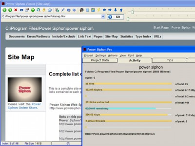 Power Siphon 2.0.1.1 screenshot Power Siphon 2.0.1.1 screenshot
