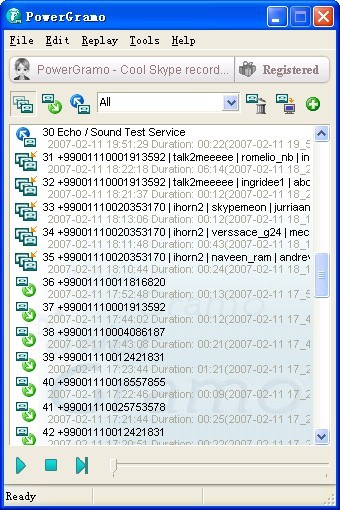 PowerGramo for Skype 2.8 screenshot PowerGramo for Skype 2.8 screenshot
