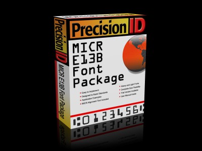 PrecisionID MICR E13B Fonts 2.1 screenshot