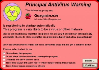 Principal AntiVirus 1.11 screenshot Principal AntiVirus 1.11 screenshot