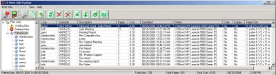Print Management - CZ Print Job Tracker 4.0.0.39 screenshot