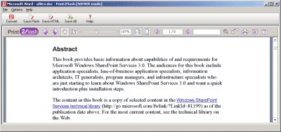 Print2Flash 64 bit Edition 2.7.3 screenshot Print2Flash 64 bit Edition 2.7.3 screenshot