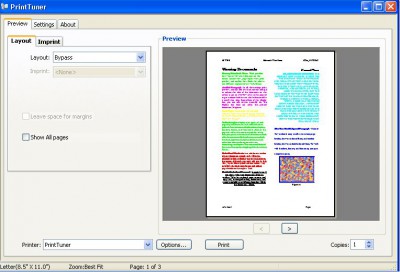PrintTuner 1.08 screenshot PrintTuner 1.08 screenshot