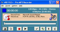 Pro Mp3 Recorder 1.7 screenshot Pro Mp3 Recorder 1.7 screenshot
