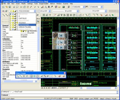 progeCAD Standard IntelliCAD Software 2011 screenshot