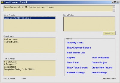 Project Manager 4 screenshot Project Manager 4 screenshot