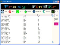 Proxy Finder 2.1 screenshot Proxy Finder 2.1 screenshot