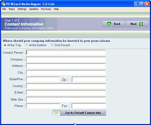 PRWizard's Media Magnet 5.00 screenshot PRWizard's Media Magnet 5.00 screenshot