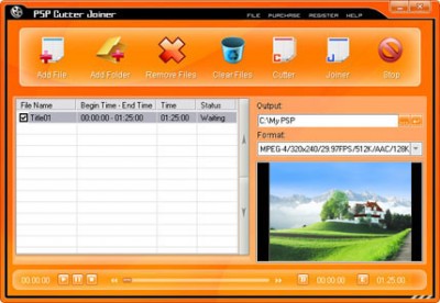 PSP Cutter Joiner 1.00 screenshot PSP Cutter Joiner 1.00 screenshot