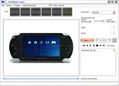 PSP video management 7.1.26.03 screenshot