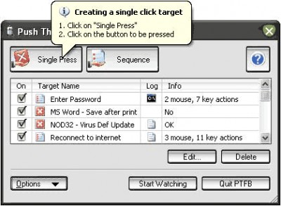 Push the Freakin Button (PTFB) Pro 2.4.4.0 screenshot