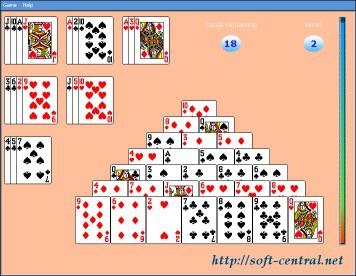 Pyramid Solitaire 1 screenshot Pyramid Solitaire 1 screenshot
