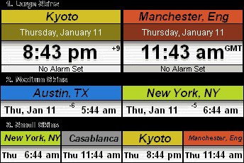 Qlock 1.44 screenshot Qlock 1.44 screenshot