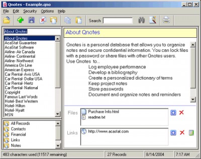 Qnotes 1.1.10 screenshot Qnotes 1.1.10 screenshot