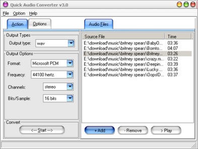 Quick All Audio Converter 3 3.8 screenshot Quick All Audio Converter 3 3.8 screenshot
