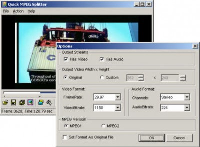 Quick MPEG Splitter 3 2.8 screenshot Quick MPEG Splitter 3 2.8 screenshot