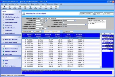 QuikCalc Amortization Home Edition 5.0 screenshot
