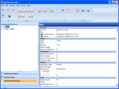 #R Backup 2007.1.2.1 screenshot #R Backup 2007.1.2.1 screenshot