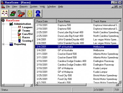 RaceScore 7.0 screenshot RaceScore 7.0 screenshot