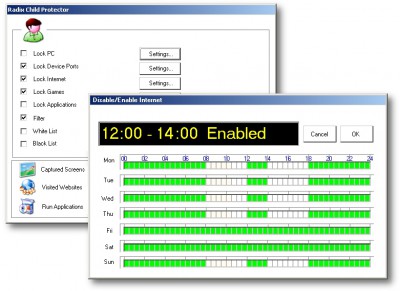 Radix Child Protector 1.71 screenshot Radix Child Protector 1.71 screenshot
