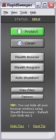 RapidSweeper 2.0 screenshot