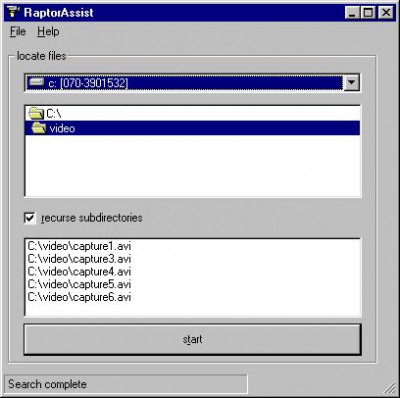 RaptorAssist 0.9.9 screenshot RaptorAssist 0.9.9 screenshot