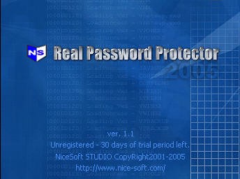 Real Password Protector 2005 2.0 screenshot Real Password Protector 2005 2.0 screenshot