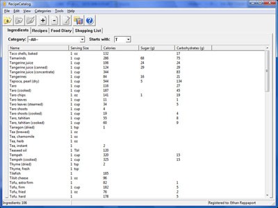 Recipe Catalog 4.2.1 screenshot