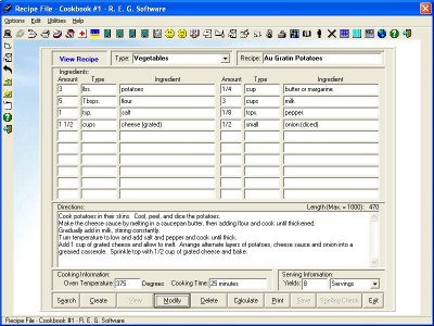 Recipe Keeper Plus 7.6 screenshot Recipe Keeper Plus 7.6 screenshot