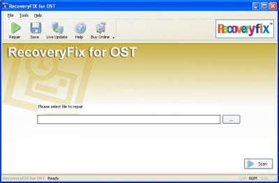 RecoveryFix for OST 4.05.01 screenshot RecoveryFix for OST 4.05.01 screenshot