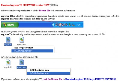 registerTS 1.0 screenshot