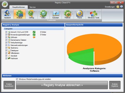 Registry Cleanup 5.3 screenshot Registry Cleanup 5.3 screenshot