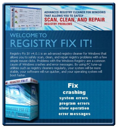 REGISTRY REPAIR FIX TOOL 2008.21314 screenshot REGISTRY REPAIR FIX TOOL 2008.21314 screenshot
