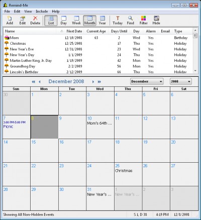 Remind-Me with Outlook Conduit 4.1 screenshot