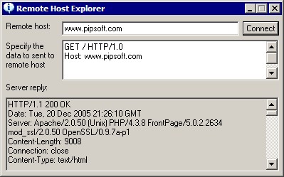 Remote Host Explorer 1.2 screenshot Remote Host Explorer 1.2 screenshot