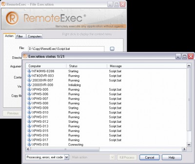 RemoteExec 4.0 screenshot RemoteExec 4.0 screenshot