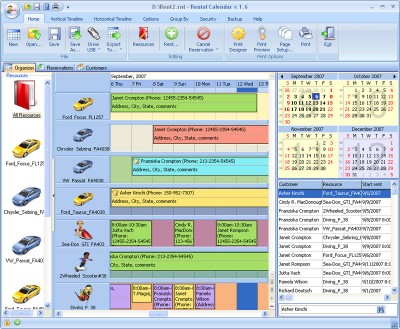 Rental Calendar 1.8 screenshot