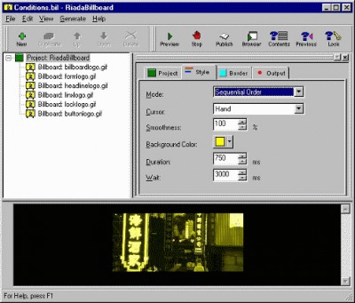 RiadaBillboard 1.13 screenshot