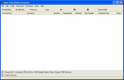 River Past Audio Converter Pro 6.12 screenshot River Past Audio Converter Pro 6.12 screenshot